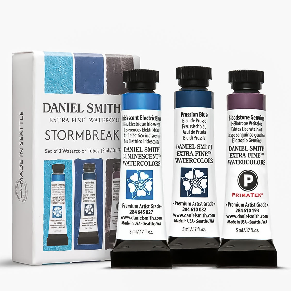 Estojo de Aquarela Daniel Smith Kit Stormbreaker Tubos 5ml com 03 Cores