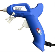 Pistola de Cola Quente Mini 7mm Arte Punto 8w Azul Bico Fino Automática Bivolt