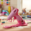 Pistola de Cola Quente 7mm Arte Punto sem Fio ou com Fio 20w Bico Fino Bivolt - Rosa