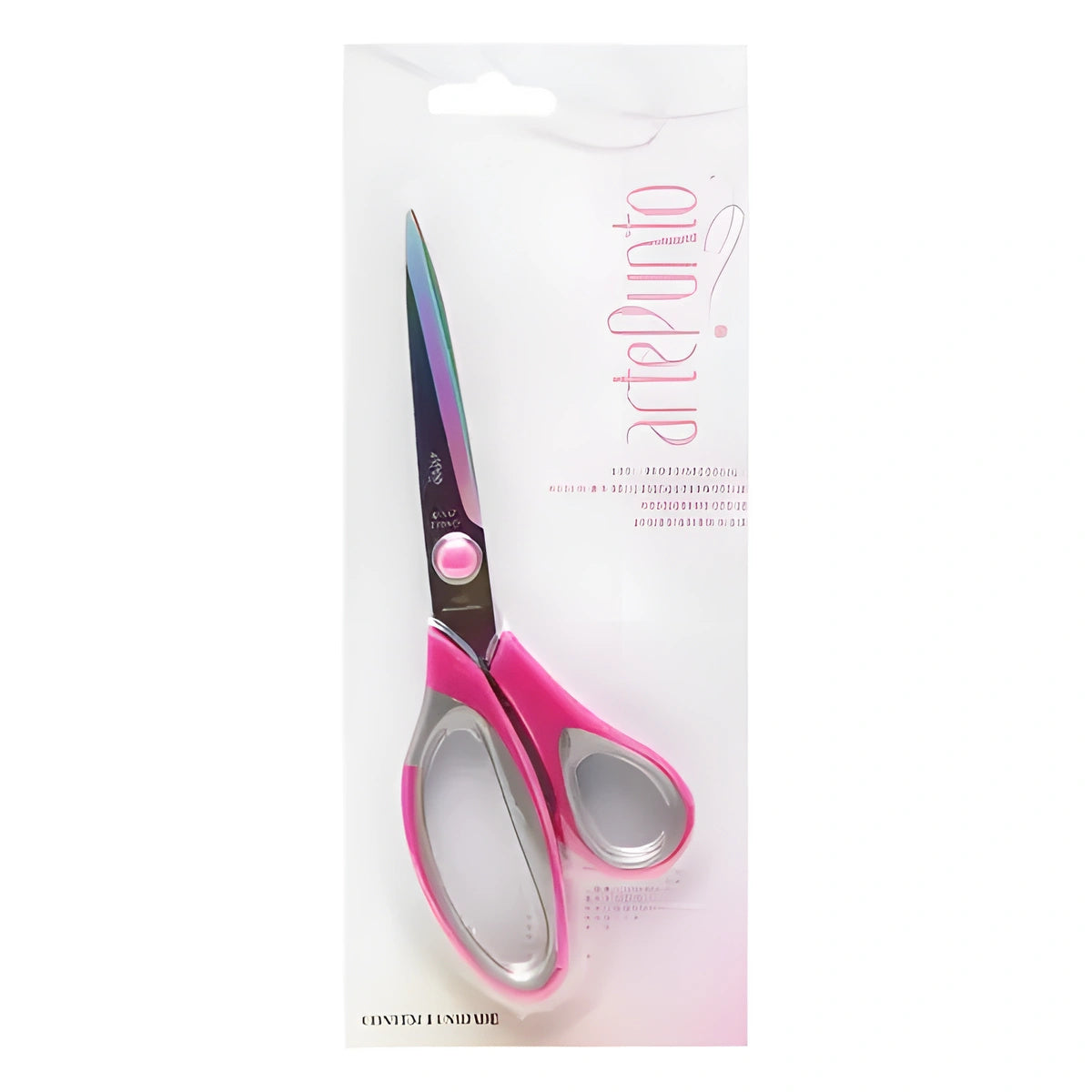 Tesoura Multiuso Titanium para Costura e Artesanato Arco-íris 21cm - Artepunto