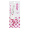 Tesoura para Patchwork Branca e Rosa 21cm - Artepunto