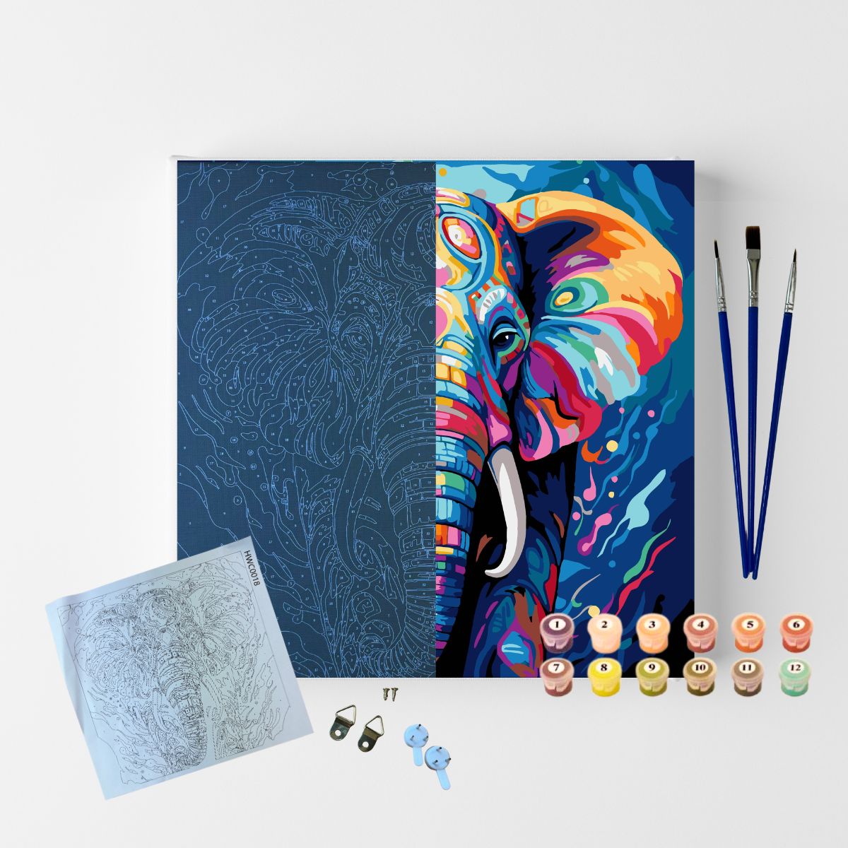 224923-kit-de-tela-para-pintura-numerada-sinoart-30x30cm-black---elefante-523533