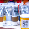 Estojo de Tinta Flashe 20ml com 6 Cores e Verniz Fosco - Lefranc Bourgeois