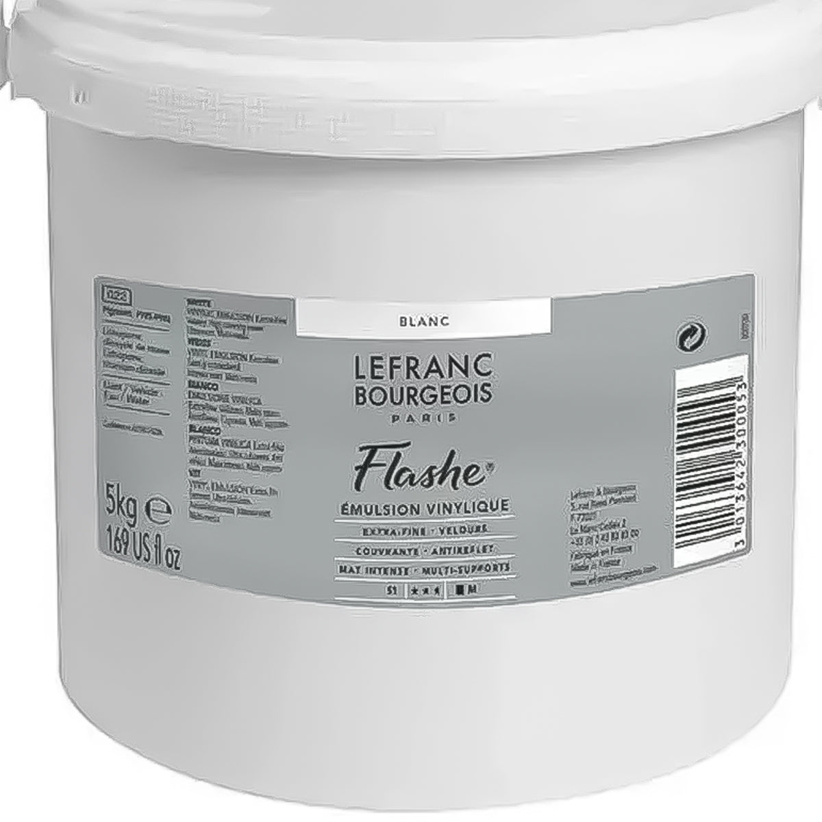 Tinta Acrílica Flashe Extra-fine White S1 5kg - Lefranc Bourgeois