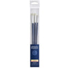 Kit Pincéis Cerda de Porco Língua de Gato Cabo Longo 4/8/12 - Lefranc Bourgeois