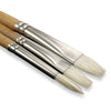 Kit Pincéis Cerda de Porco Chatos 8/14 e Redondo 8 - Lefranc Bourgeois