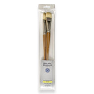 Kit Pincéis Cerda de Porco Chato 20 e Língua de Gato 16 - Lefranc Bourgeois
