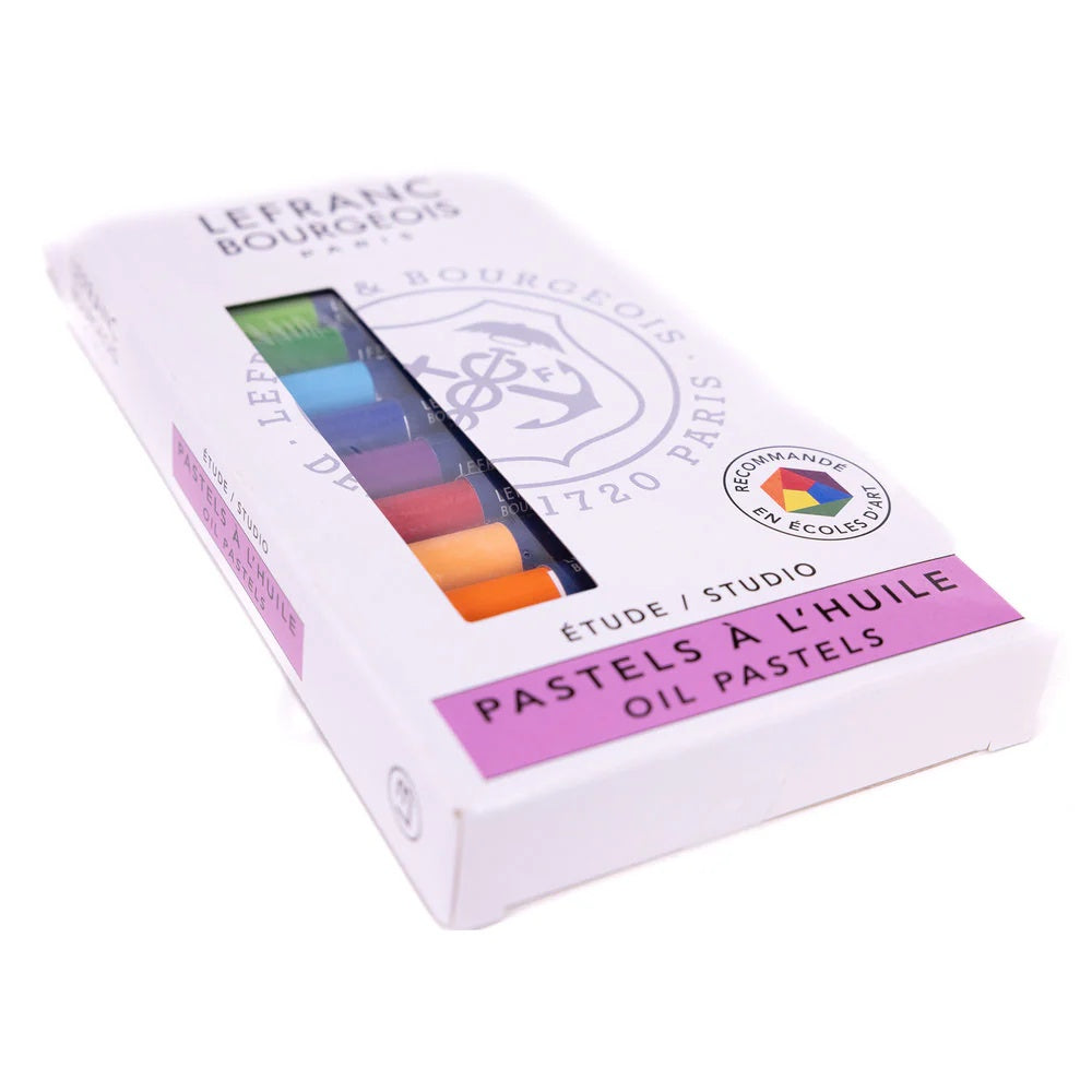 Estojo de Giz Pastel Oleoso Louvre com 12 Cores - Lefranc Bourgeois