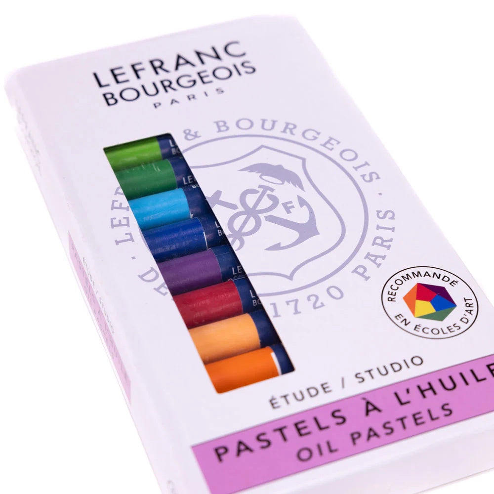 Estojo de Giz Pastel Oleoso Louvre com 12 Cores - Lefranc Bourgeois