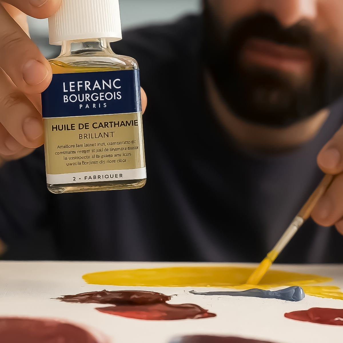 Óleo de Cártamo Safflower para Pintura a Óleo 75ml - Lefranc Bourgeois