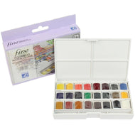 Estojo de Aquarela Fine em Pastilha com 24 Cores - Lefranc Bourgeois