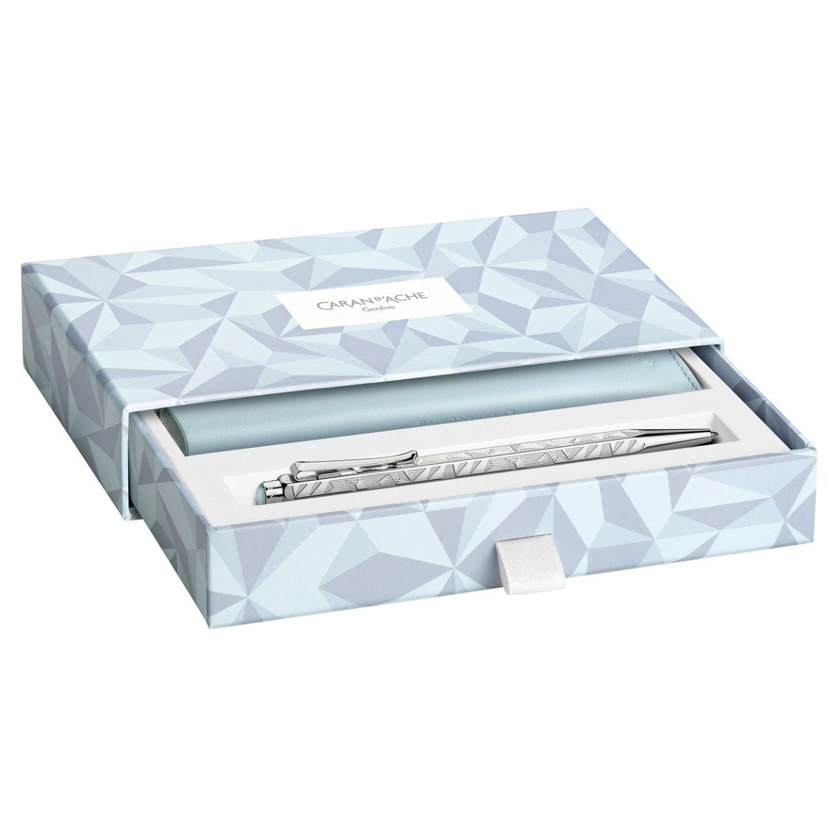 Caixa Caneta Esferográfica Caran D'ache Ecridor Ballpoint Pen - Alpine Frost - Edição Especial