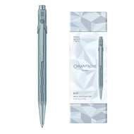 Caneta Esferográfica Caran D'ache 849 Alpine Frost Blue - Edição Especial