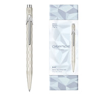 Caneta Esferográfica Caran D'ache 849 Alpine Frost White - Edição Especial