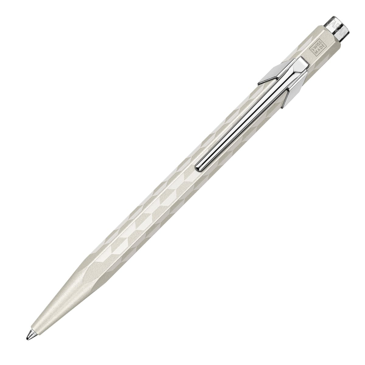 Caneta Esferográfica Caran D'ache 849 Alpine Frost White - Edição Especial