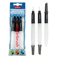 Estojo de Pincel com Reservatório Derwent Waterbrush com 03 Unidades