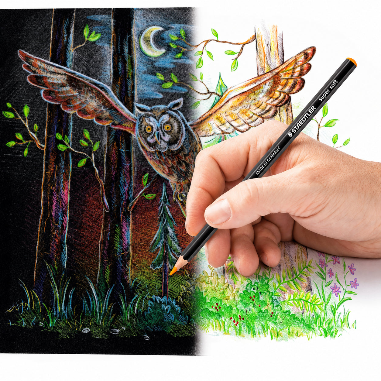 Lápis de Cor Super Soft Design Journey com 12 Cores - Staedtler