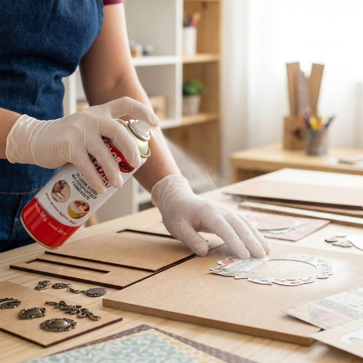 Cola Spray Multissuperficies 300ml Incolor Colorgin 59201