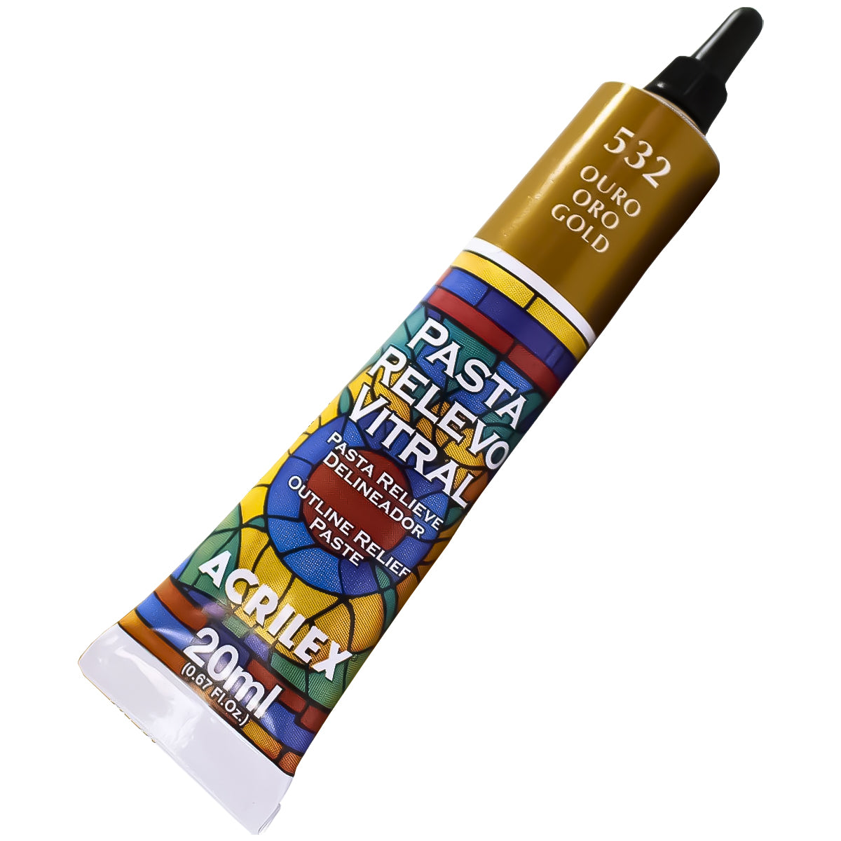 Pasta Relevo Vitral Acrilex 20ml