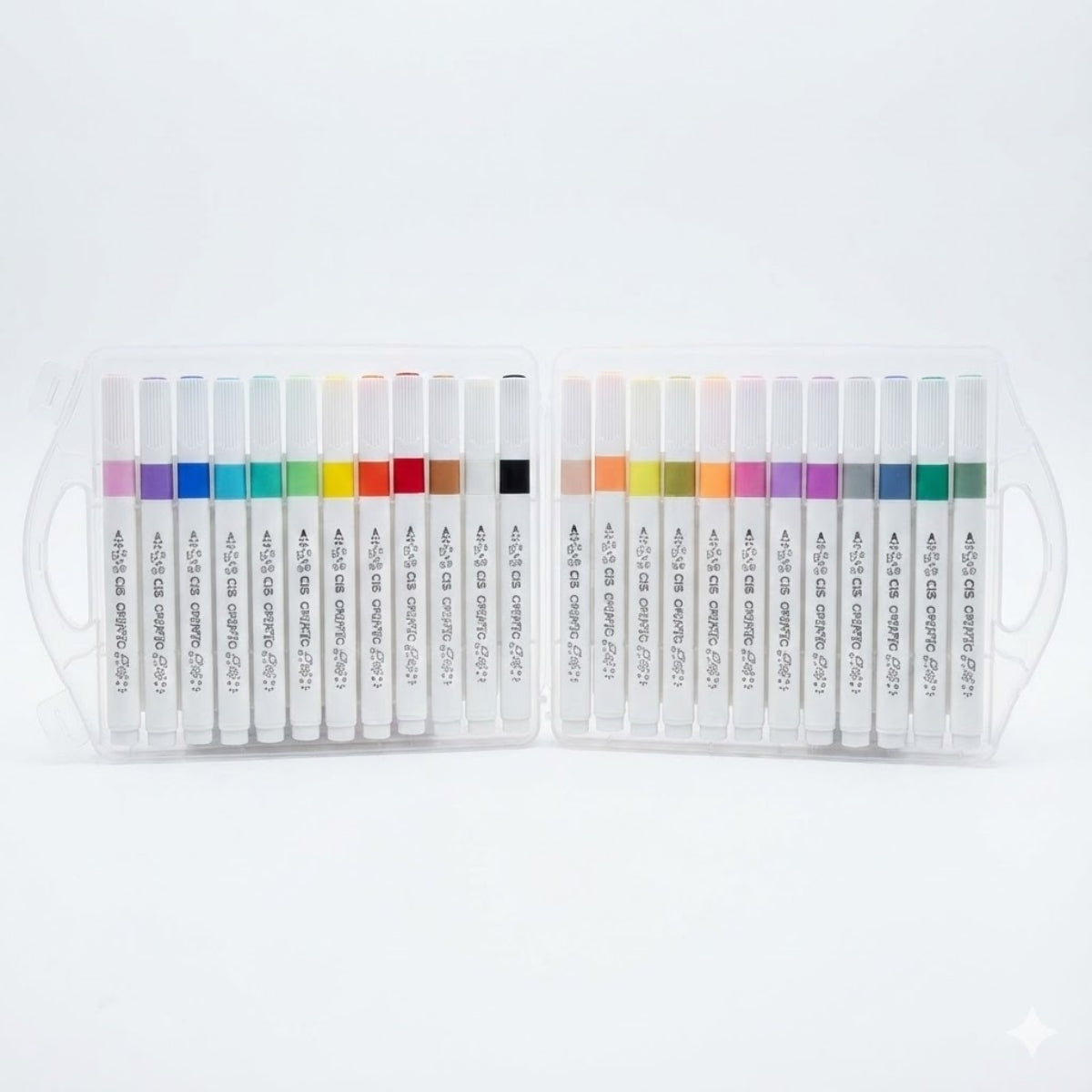 Estojo de Marcador Artistico Criatic com 24 Cores - Cis