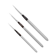 Pincel Escoda Perla Brush Travel 1438 Pelo Sintético Redondo Cabo Curto Metal Aquarela
