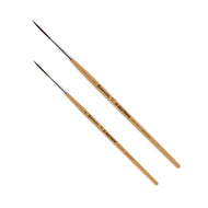 Pincel Escoda El Deletrista 6524 Pelo Natural Redondo Filete Longo Cabo Curto Madeira Lettering