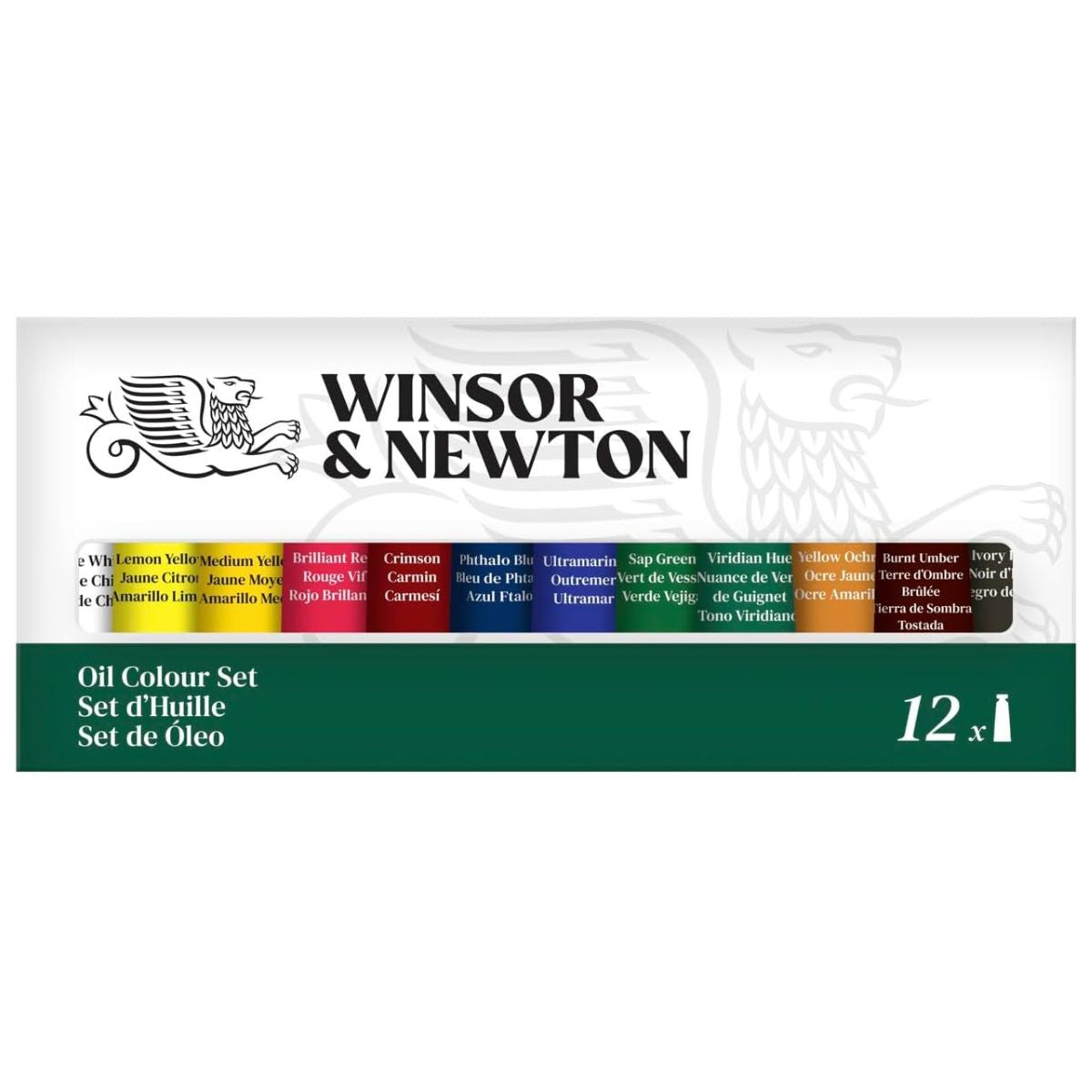 Estojo Tinta Óleo Winsor & Newton Discover 12 Cores 10ml Consistência Uniforme e Brilhante