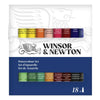 Estojo Tinta Aquarela Winsor & Newton Discover 18 Cores 10ml Alta Transparência Pigmentos Premium