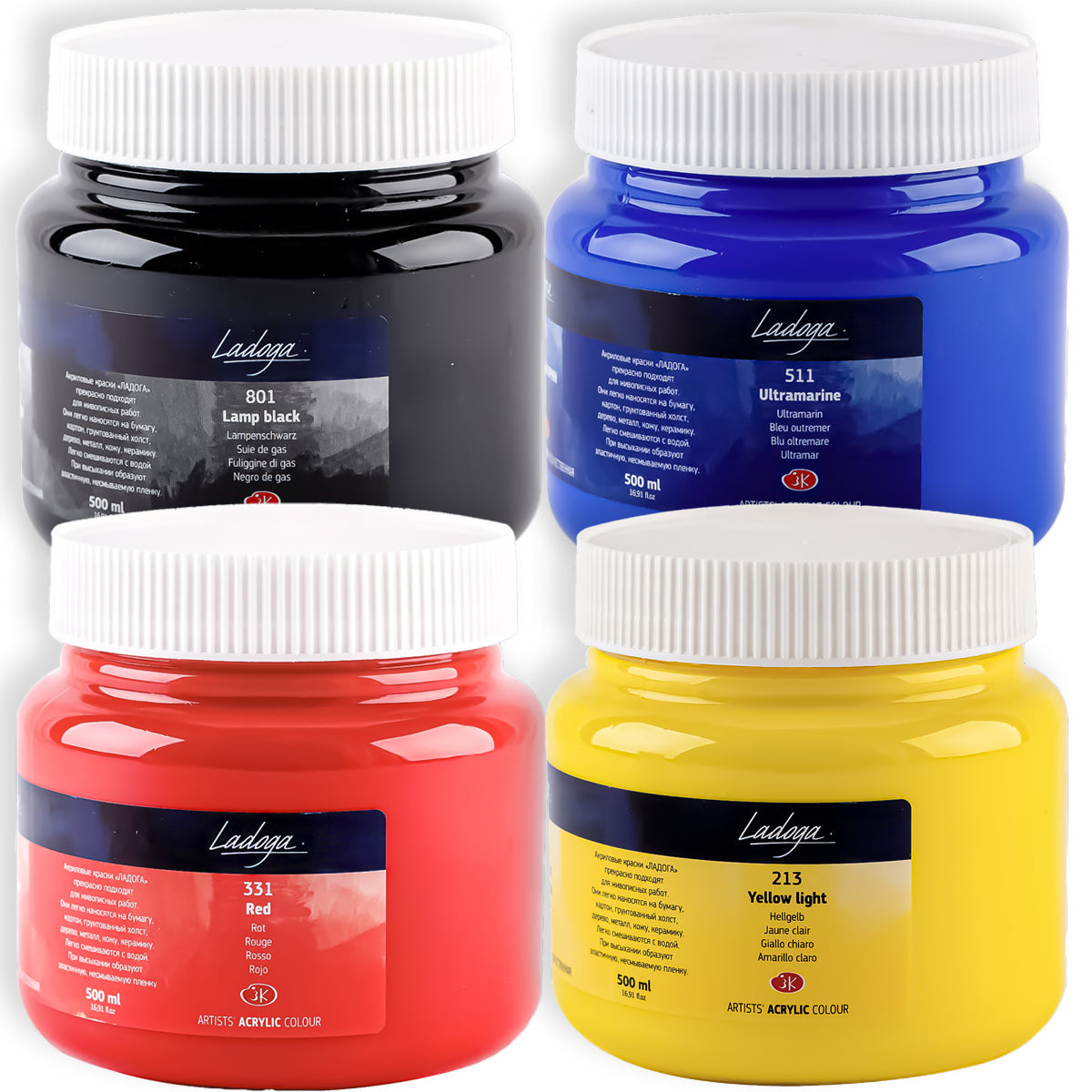 Tinta Acrílica Nevskaya Palitra Ladoga 500ml