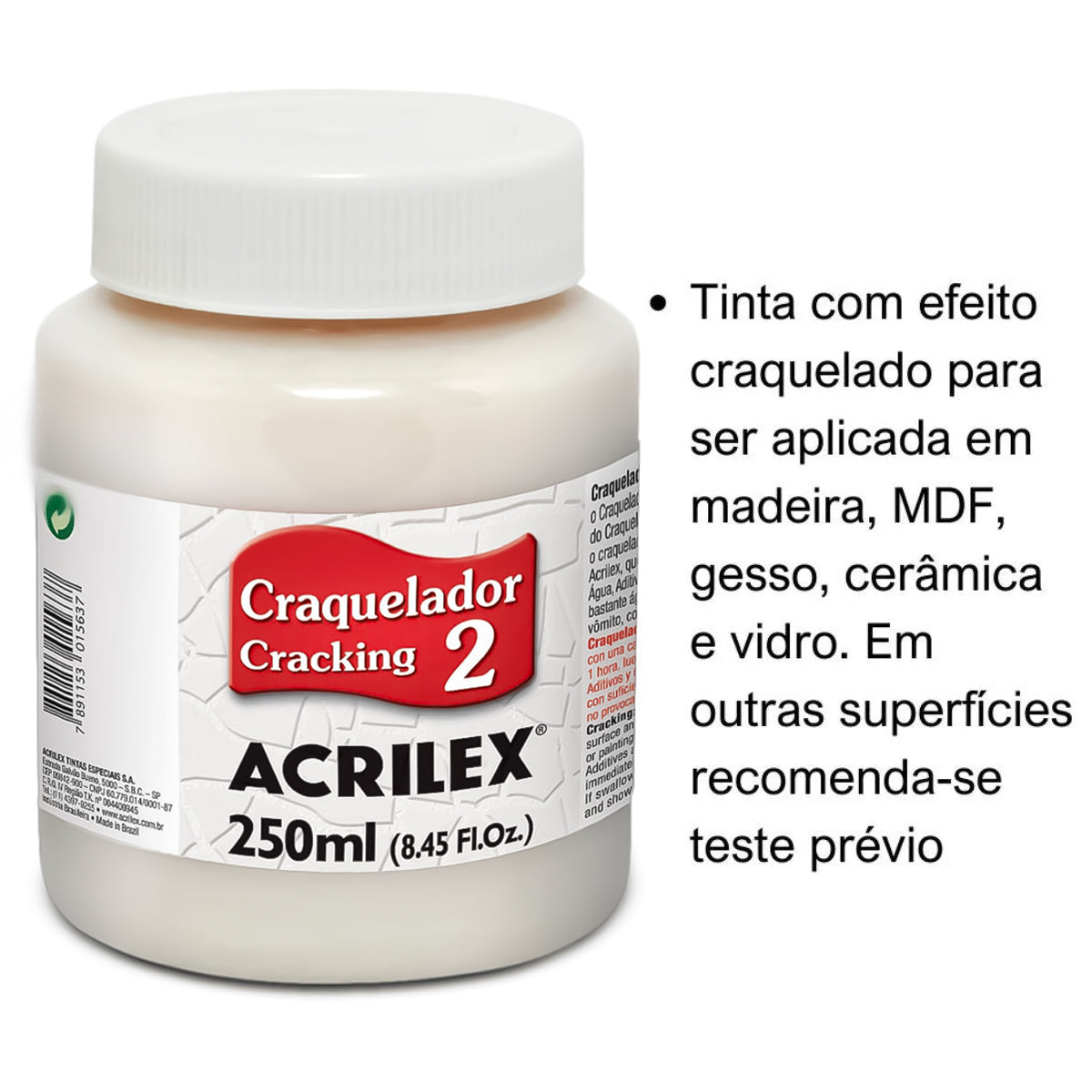 Craquelador Craquelex Parte 2 Acrilex 250ml