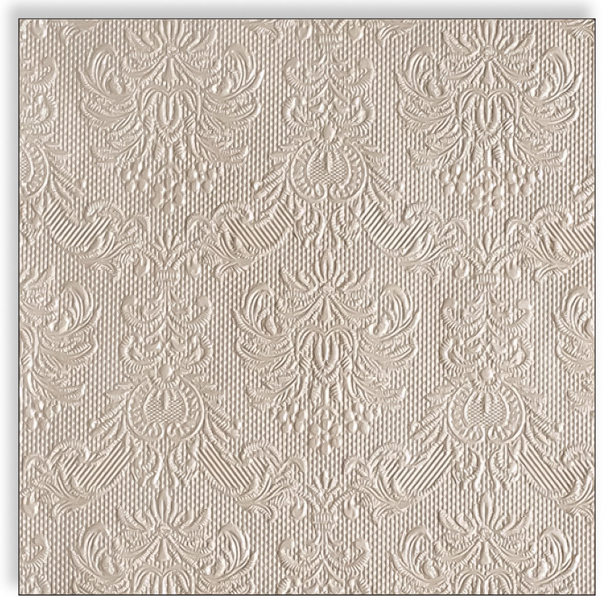 Guardanapo para Decoupage Ambiente 33x33cm com 2 Unidades -  Elegância Pérola