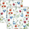 Guardanapo para Decoupage Ambiente 33x33cm com 2 Unidades - Flores Silvestres