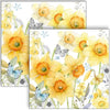 Guardanapo para Decoupage Ambiente 33x33cm com 20 Unidades - Narcisos Clássicos