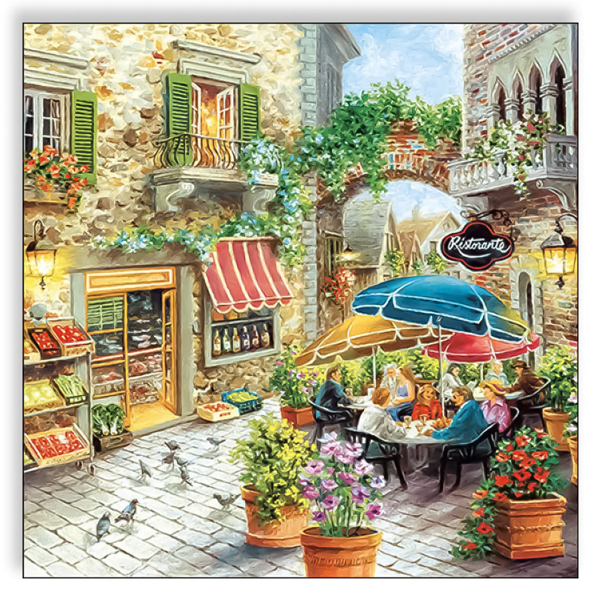 Guardanapo para Decoupage Ambiente 33x33cm com 20 Unidades - Restaurantes