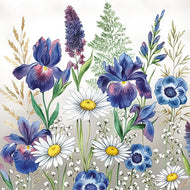 Guardanapo para Decoupage Ambiente 33x33cm com 20 Unidades - Flores Mistas