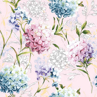 Guardanapo para Decoupage Ambiente 33x33cm com 2 Unidades - Hortênsias