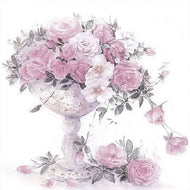 Guardanapo para Decoupage Ambiente 33x33cm com 2 Unidades - Flor Vintage