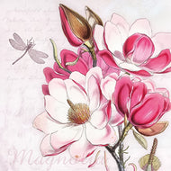 Guardanapo para Decoupage Ambiente 33x33cm com 2 Unidades - Flores & Animais