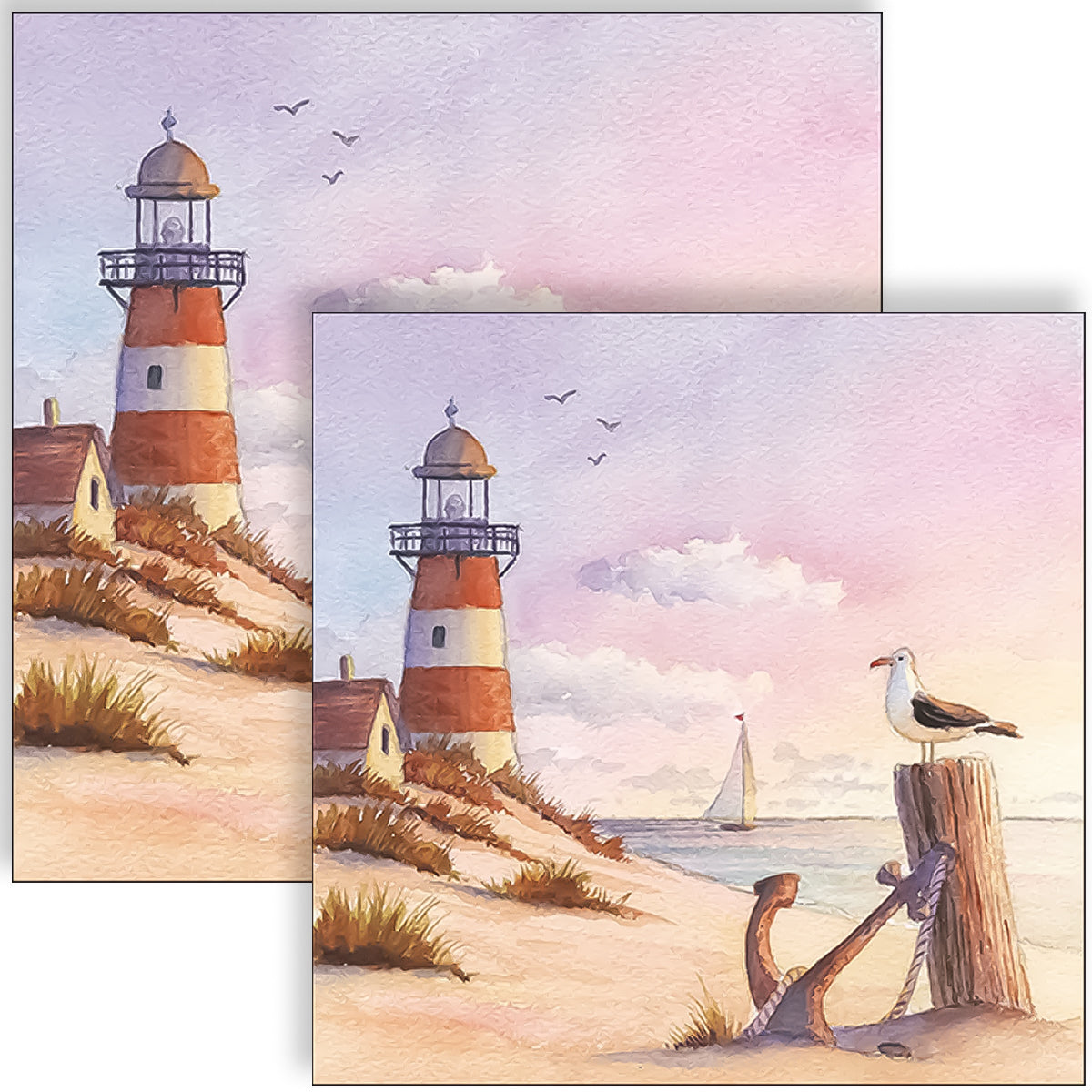 Guardanapo para Decoupage Ambiente 33x33cm com 2 Unidades - Pôr do Sol