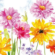 Guardanapo para Decoupage Ambiente 33x33cm com 2 Unidades - Flores Coloridas