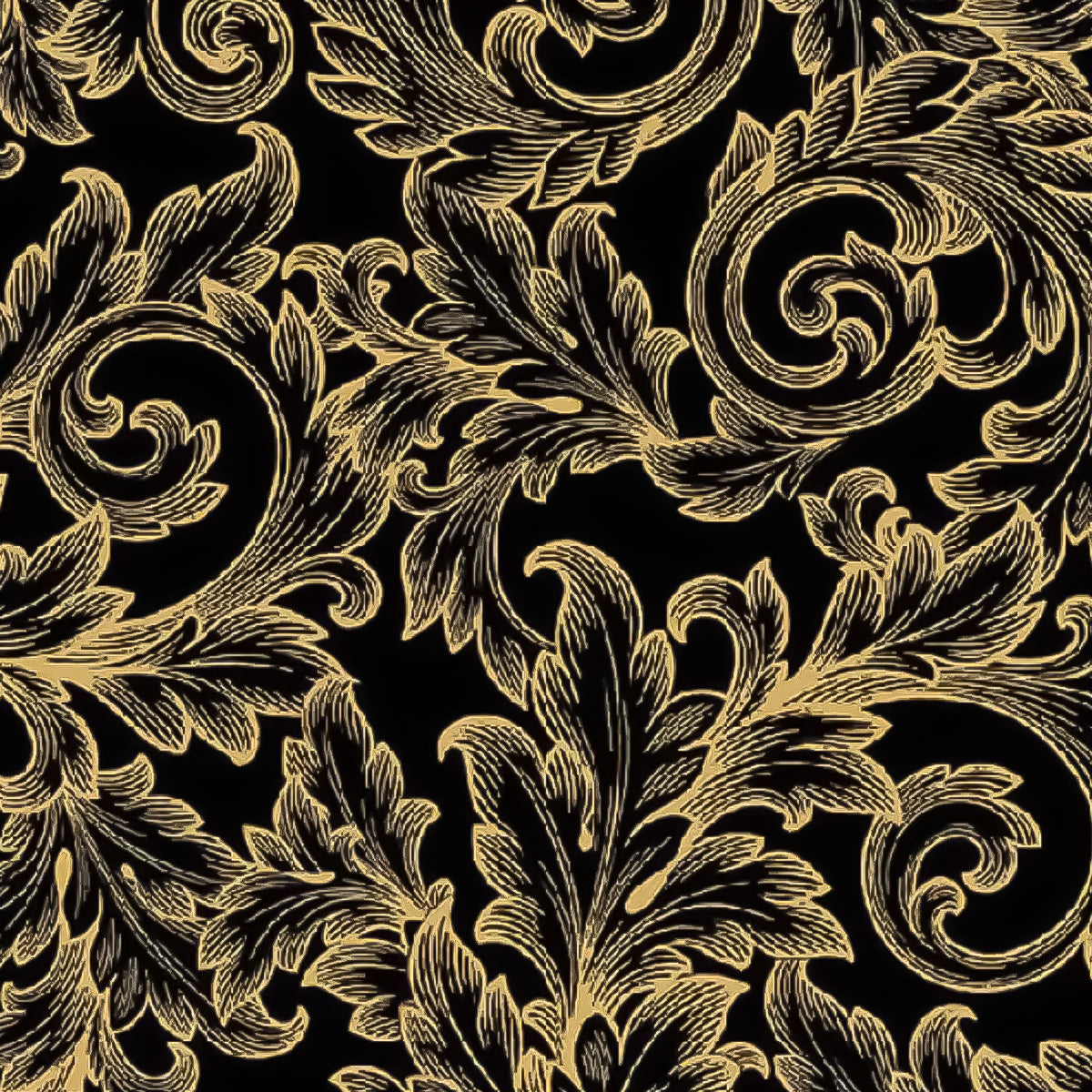 Guardanapo para Decoupage Ambiente 33x33cm com 20 Unidades - Barroco Dourado Preto