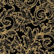 Guardanapo para Decoupage Ambiente 33x33cm com 20 Unidades - Barroco Dourado Preto