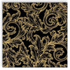 Guardanapo para Decoupage Ambiente 33x33cm com 20 Unidades - Barroco Dourado Preto