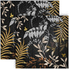 Guardanapo para Decoupage Ambiente 33x33cm com 20 Unidades - Folhas Luxuosas Pretas