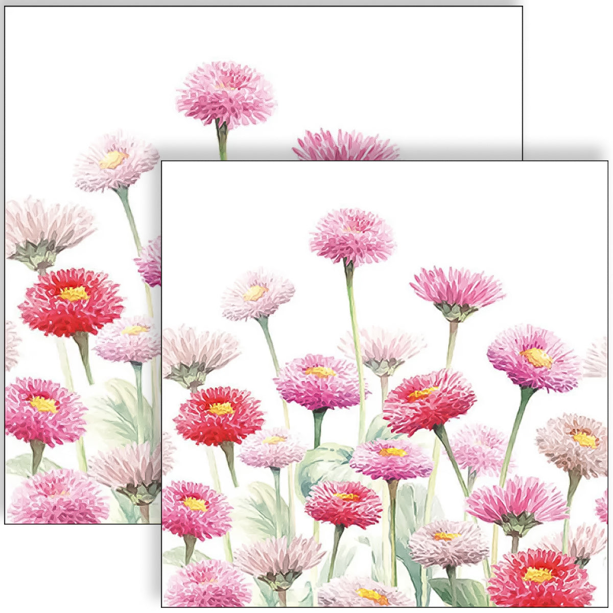 Guardanapo para Decoupage Ambiente 33x33cm com 20 Unidades - Bellis Coloridas