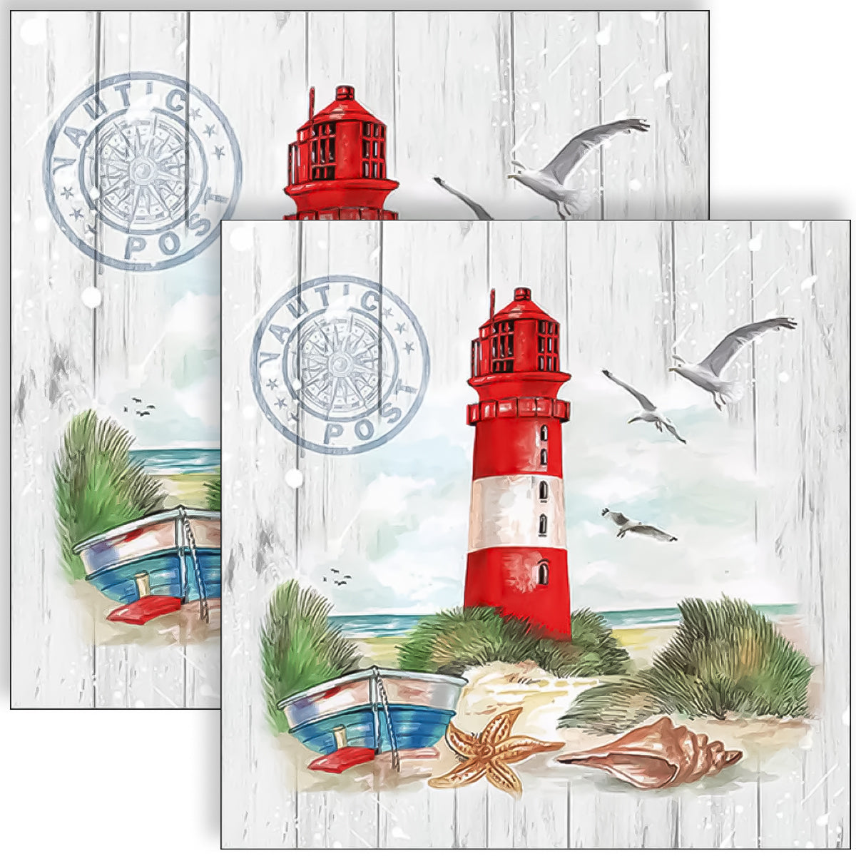 Guardanapo para Decoupage Ambiente 33x33cm com 2 Unidades - Farol