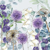 Guardanapo para Decoupage Ambiente 33x33cm com 20 Unidades - Flores Eucalipto