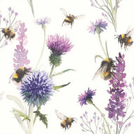 Guardanapo para Decoupage Ambiente 33x33cm com 20 Unidades - Lavanda & Abelhas