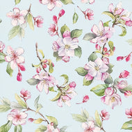 Guardanapo para Decoupage Ambiente 33x33cm com 2 Unidades - Flores de Cerejeira