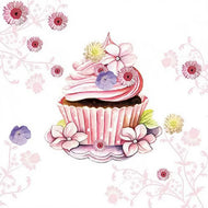 Guardanapo para Decoupage Ambiente 33x33cm com 20 Unidades - Bolinho Decorado